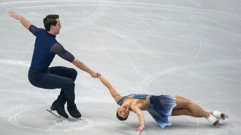Anastasia Vaipan-Law and Luke Digby during their routine