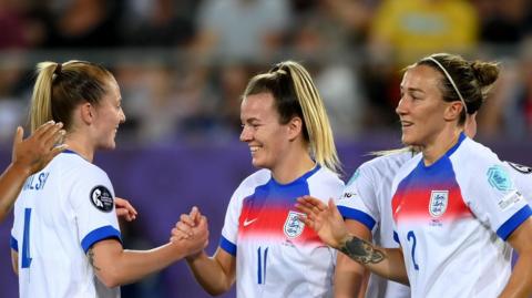 England celebrate