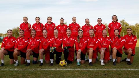 Jersey Bulls Women team photo