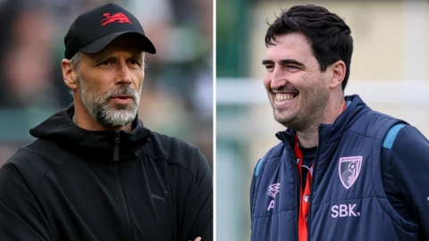 Marco Rose and Andoni Iraola