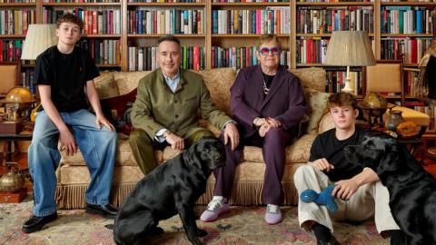 Catherine Opie's photo of Elton and his family