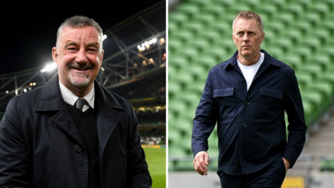 John Aldridge and Heimer Hallgrimsson
