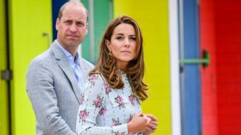 The Duke and Duchess of Cambridge in Barry Island