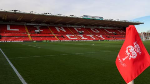 General shot of the Lincoln City's home ground