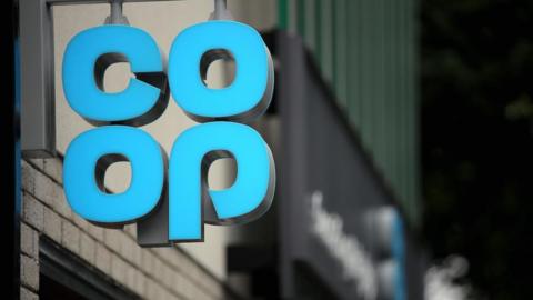 A Co-op sign