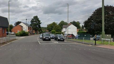 View looking down Storrs Road from Chatsworth Road