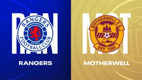 Rangers and Motherwell badges