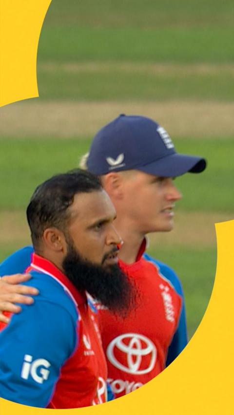 Adil Rashid and Jacob Bethell