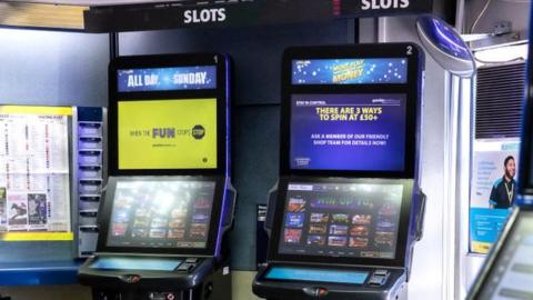 Betting terminals in a bookmaker's