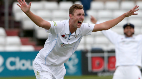 Billy Stanlake sent down 17 overs in the first innings on his Derbyshire debut against Essex at Chelmsford - but he did not bowl in the second innings