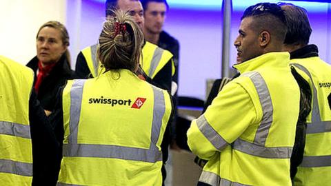 Swissport staff