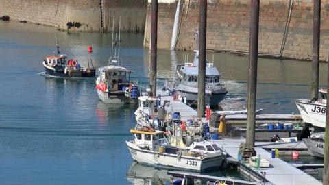 Jersey fishing boats