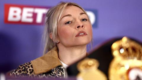 Lauren Price at press conference