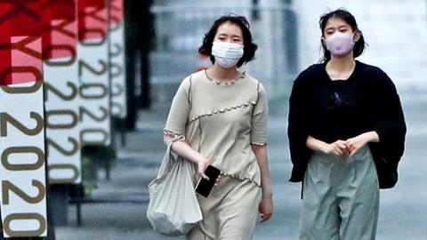 Pedestrians in Tokyo