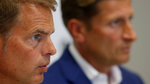 Frank de Boer and Steve Parish