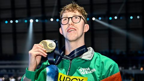 Wiffen with his gold medal