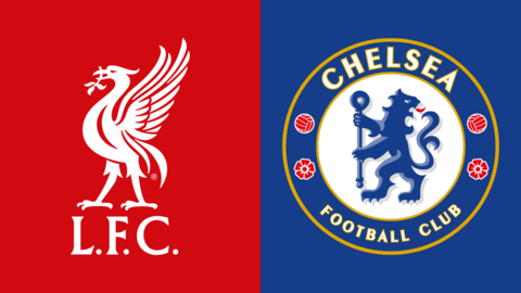 Liverpool and Chelsea club badges
