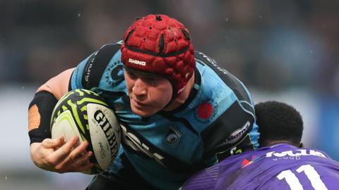 James Botham in action for Cardiff