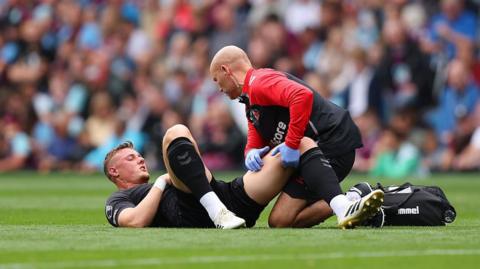 Daniel Ballard receives treatment