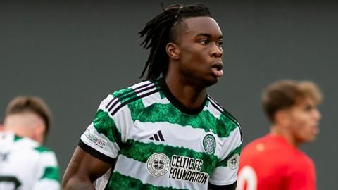 Rotherham defender Lenny Agbaire, pictured playing for Celtic last season.