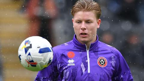 Nils Zatterstrom before Sheffield United's game at Hull City in October