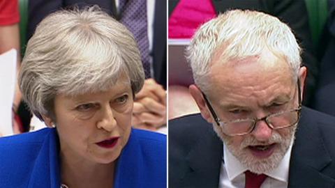 Theresa May and Jeremy Corbyn