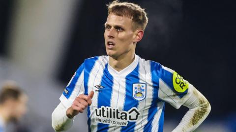 Bojan Radulovic in action for Huddersfield Town