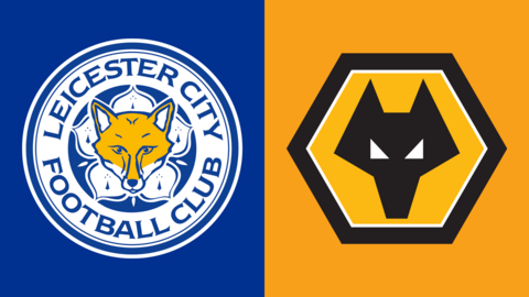 Leicester City and Wolves badges