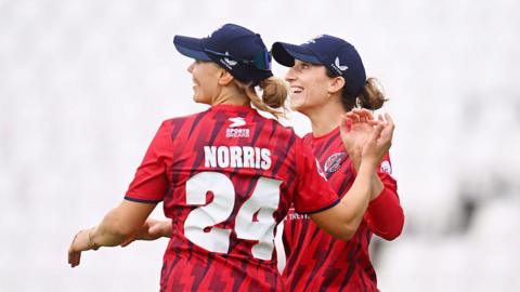 Tara Norris and Fi Morris of Lancashire Thunder