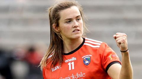 Aimee Mackin's last-gasp penalty secured Armagh's win over Mayo