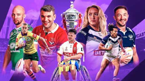 The Rugby League World Cup features men's, women's and wheelchair tournaments
