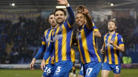 Shrewsbury skipper Luke Leahy is now Town's top scorer this season in all competitions with eight goals