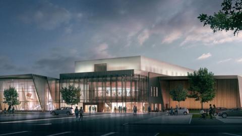 Artist's impression of Berwick Leisure Centre