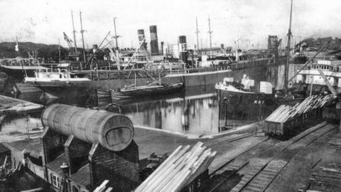 Archive image of the dock