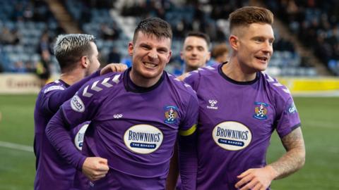 Kilmarnock captain Chris Stokes opened the scoring at Palmerston Park