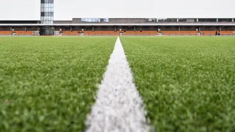 A general view of Meadowbank Stadium