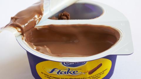 Cadbury flake dessert