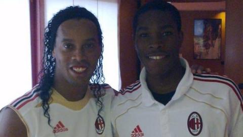 Edmund Hottor and Ronaldinho