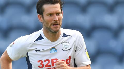 Dave Nugent in action for Preston