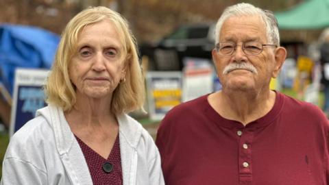 Two voters in North Carolina