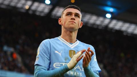 Manchester City forward Phil Foden