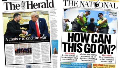 Front pages