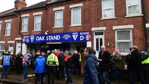 Oak Road stand entrance