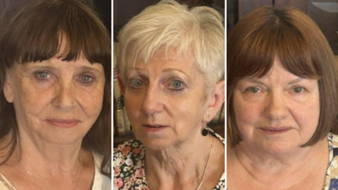 Caroline Hearn, Colette Breen and Colette Cassidy composite image