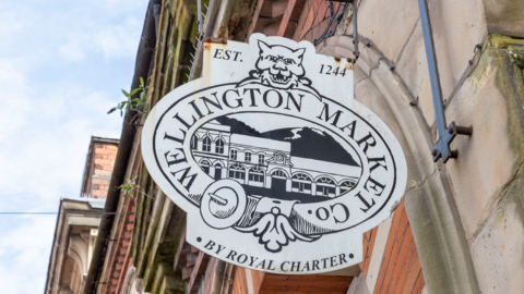 Wellington Market sign