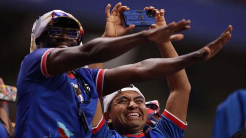 Haiti fans celebrate