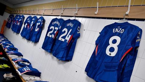 Inside Chelsea's dressing room