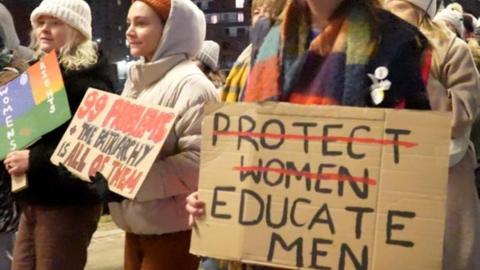 Reclaim the night march in Ipswich