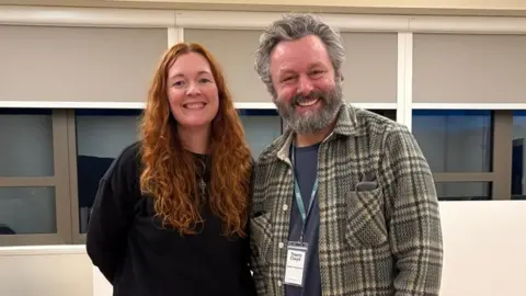 Manon Steffan Ros a Michael Sheen