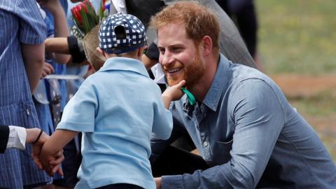 Prince Harry and Luke Vincent